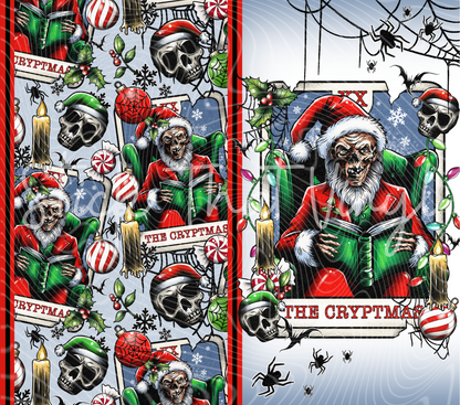 The Cryptmas 20oz Tumbler Sublimation Wrap