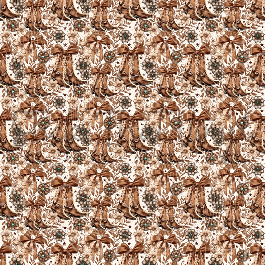 Western Boots Seamless Pattern