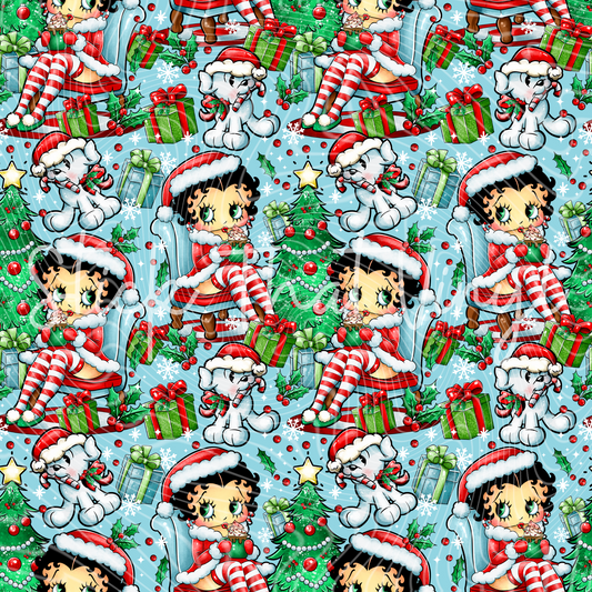 Betty Christmas Sublimation Pattern