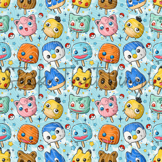 Pokemon Sublimation Pattern