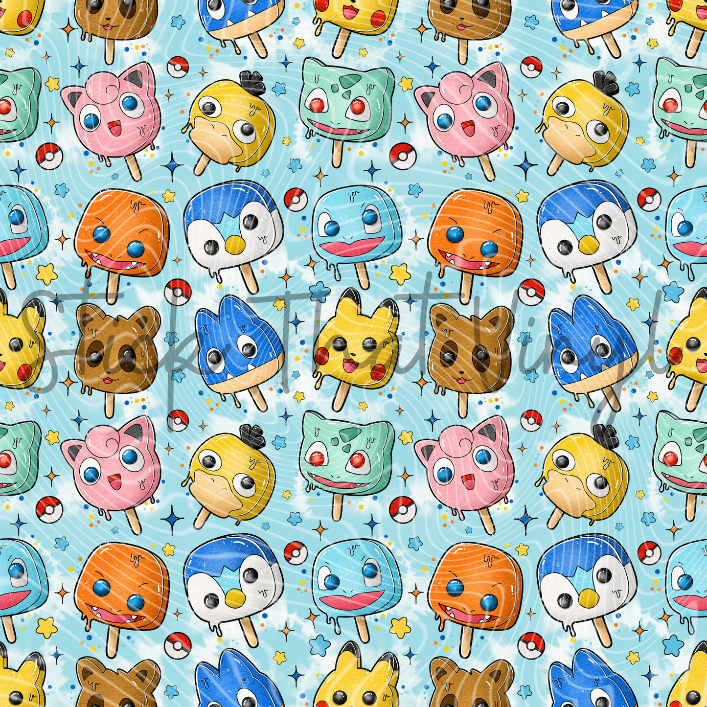 Pokemon Popsicle Pattern