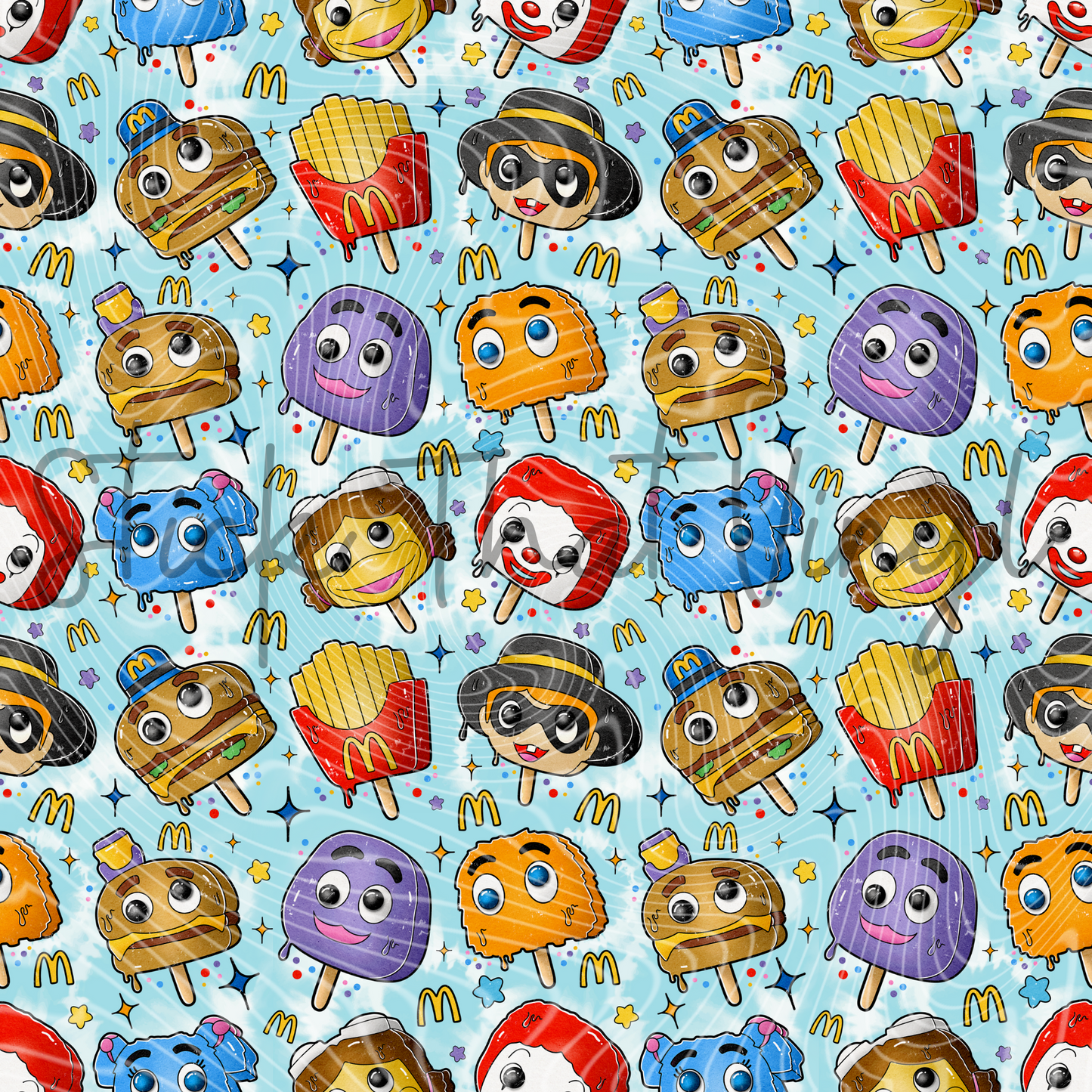 McFeast Sublimation Pattern