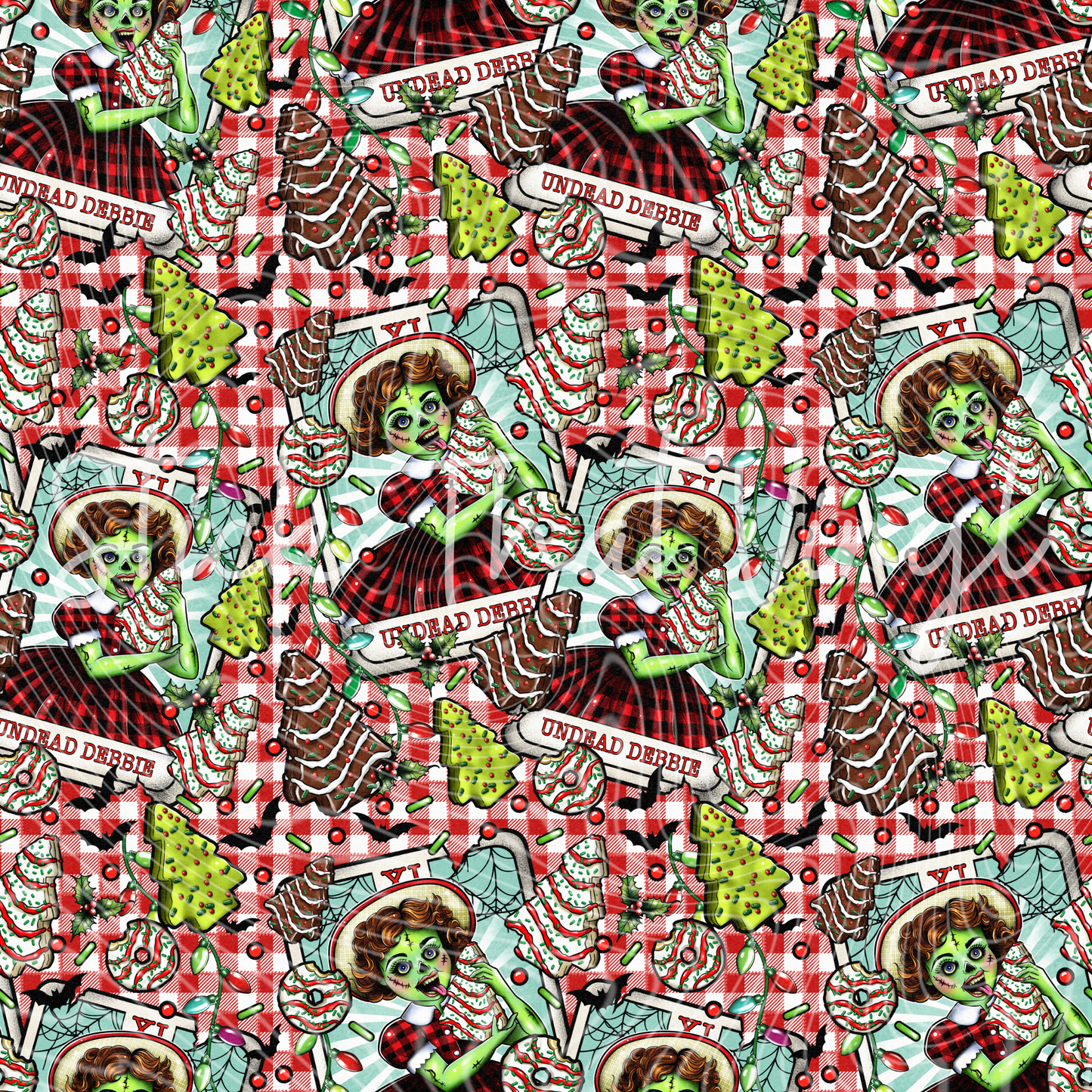 Undead Debbie Sublimation Pattern