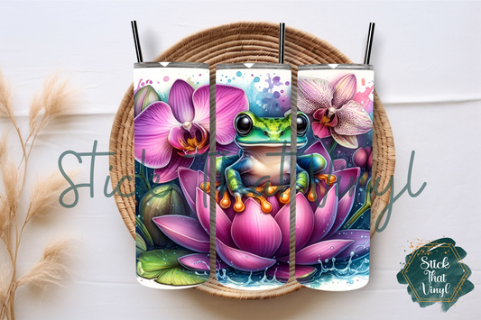 Frog 20oz Tumbler Sublimation Wrap