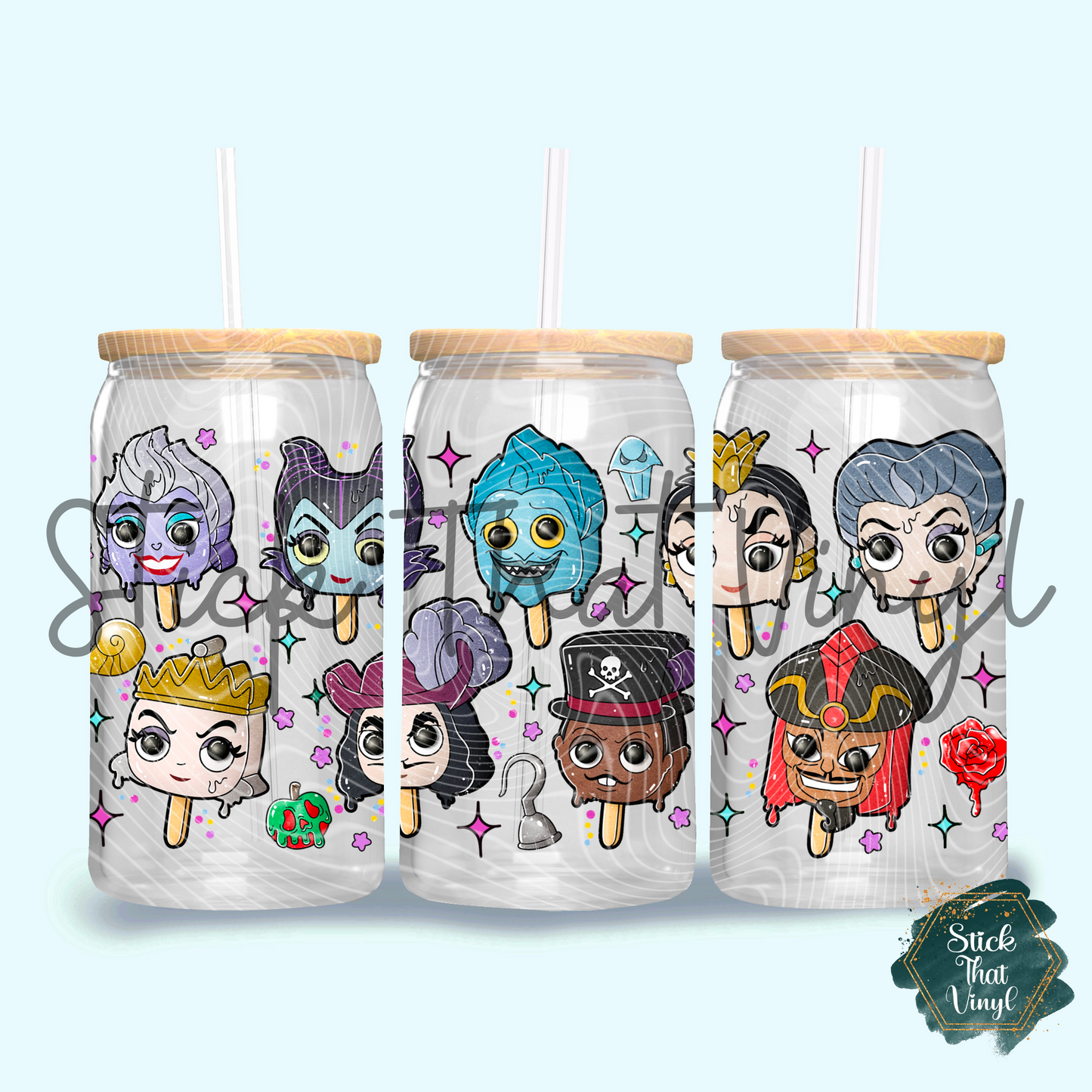 Villans 16oz Tumbler Sublimation Wrap