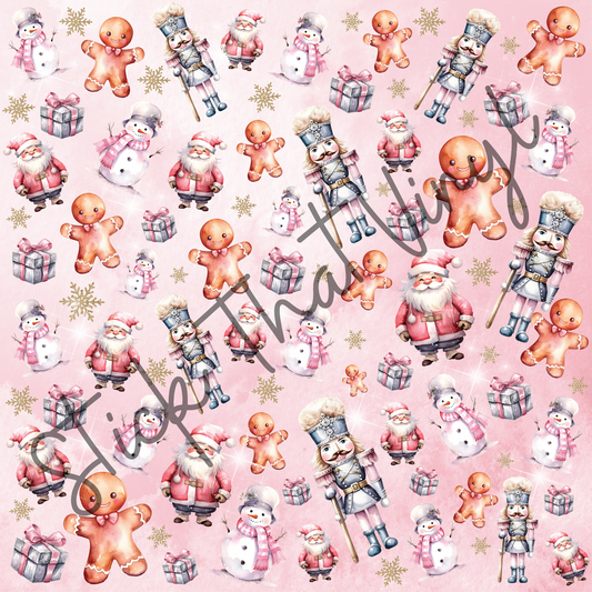 Pink Christmas Pattern