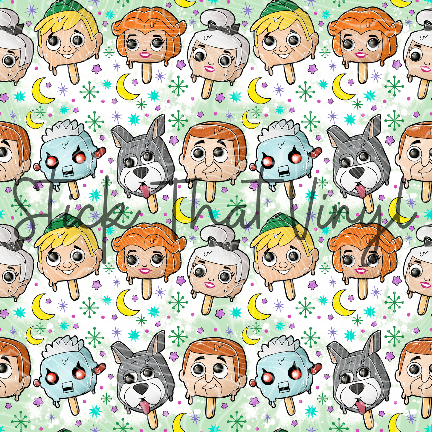 Jetsons Sublimation Pattern