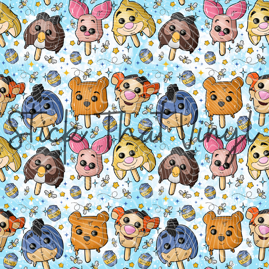 Pooh & Friends Sublimation Pattern