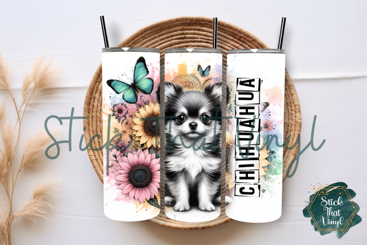 Chihuahua 20oz Tumbler Sublimation Wrap