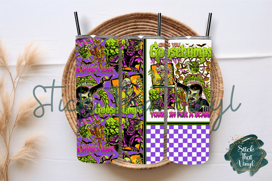 Goosebumps 20oz Tumbler Sublimation Wrap