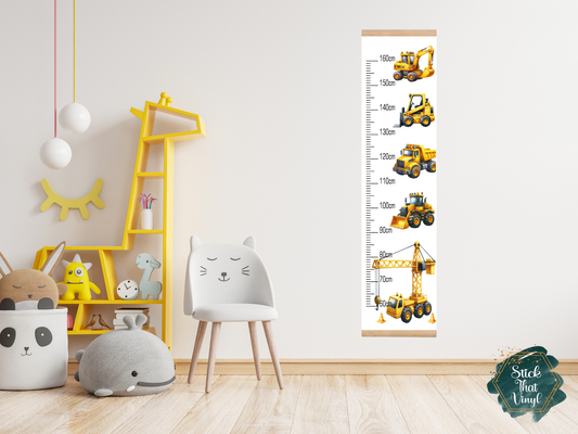 Construction Vehicles Height Chart