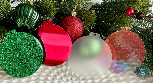 Acrylic Christmas Baubles