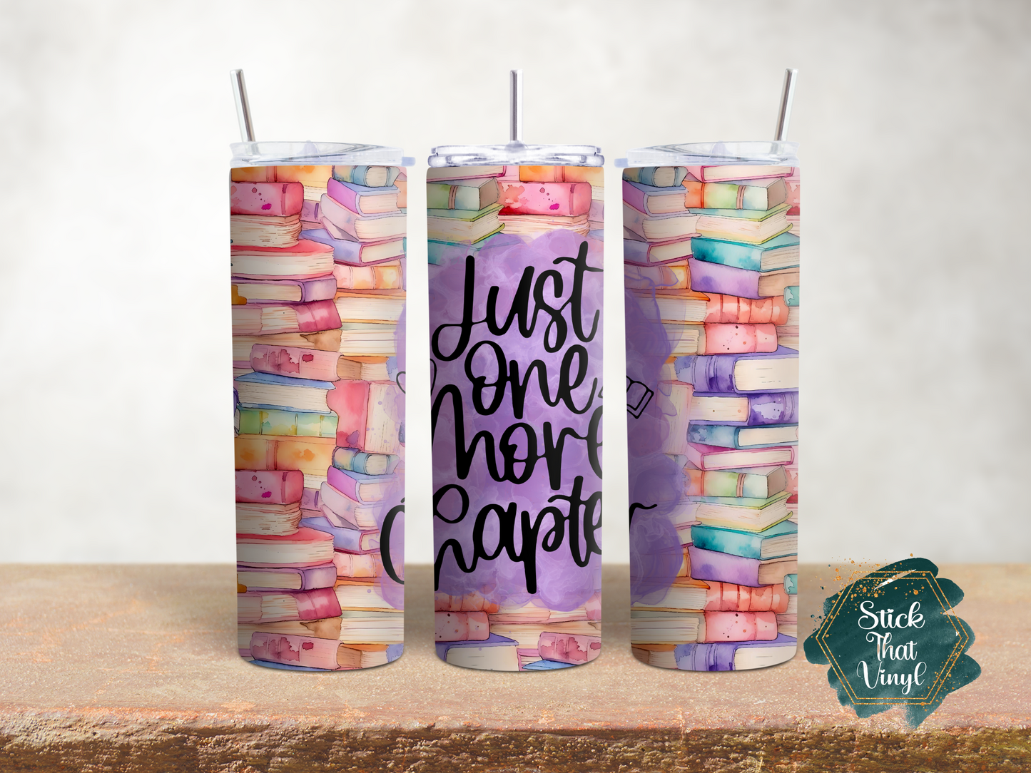 One More Chapter 20oz Tumbler Sublimation Wrap