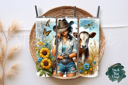 In the Country 20oz Tumbler Sublimation Wrap