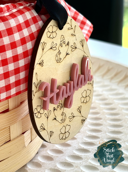 Personalised Easter Egg Tag