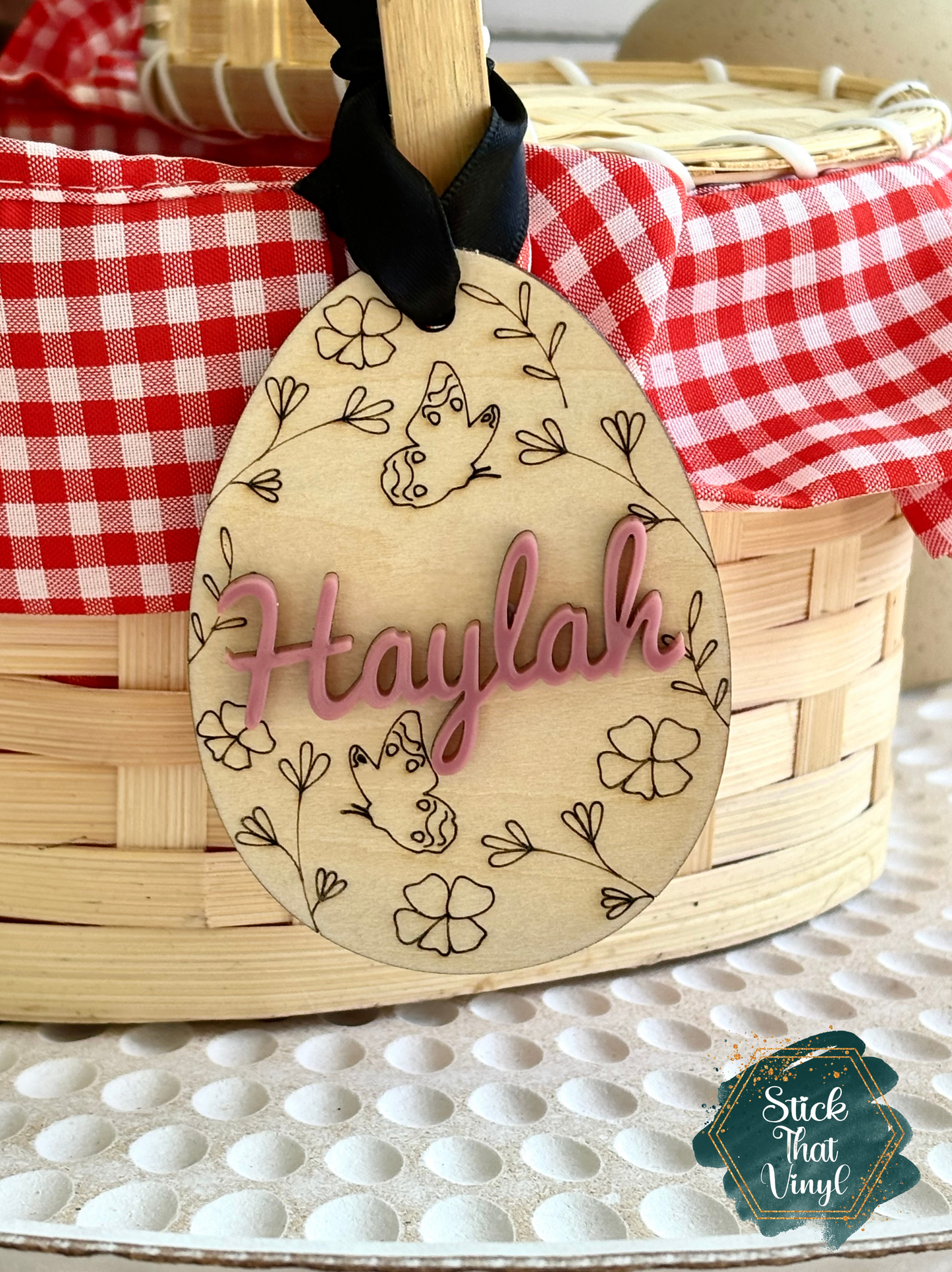 Personalised Easter Egg Tag