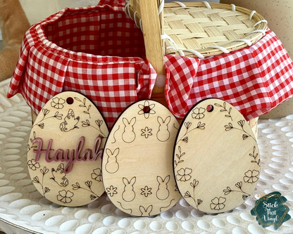 Personalised Easter Egg Tag