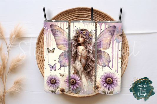 Boho Fairy Girl Design 2 20oz Tumbler Sublimation Wrap