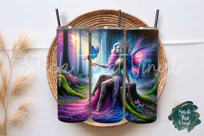 Design 2 Fairy Girl 20oz Tumbler Sublimation Wrap