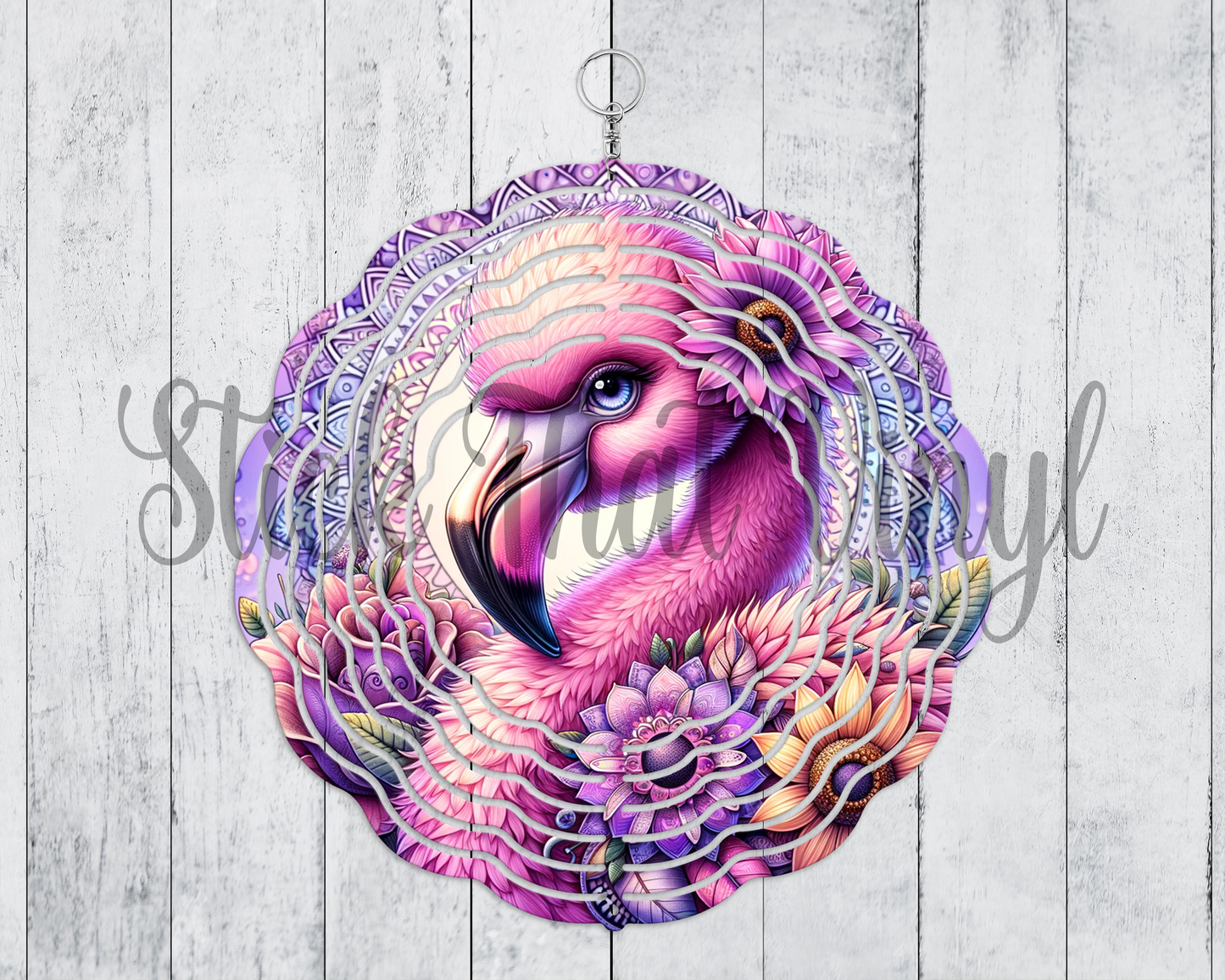 Flamingo Wind Spinner Sublimation Transfer