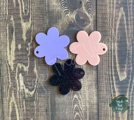 Flower Keyring Acrylic