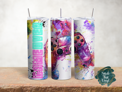 Game Over 20oz Tumbler Wrap