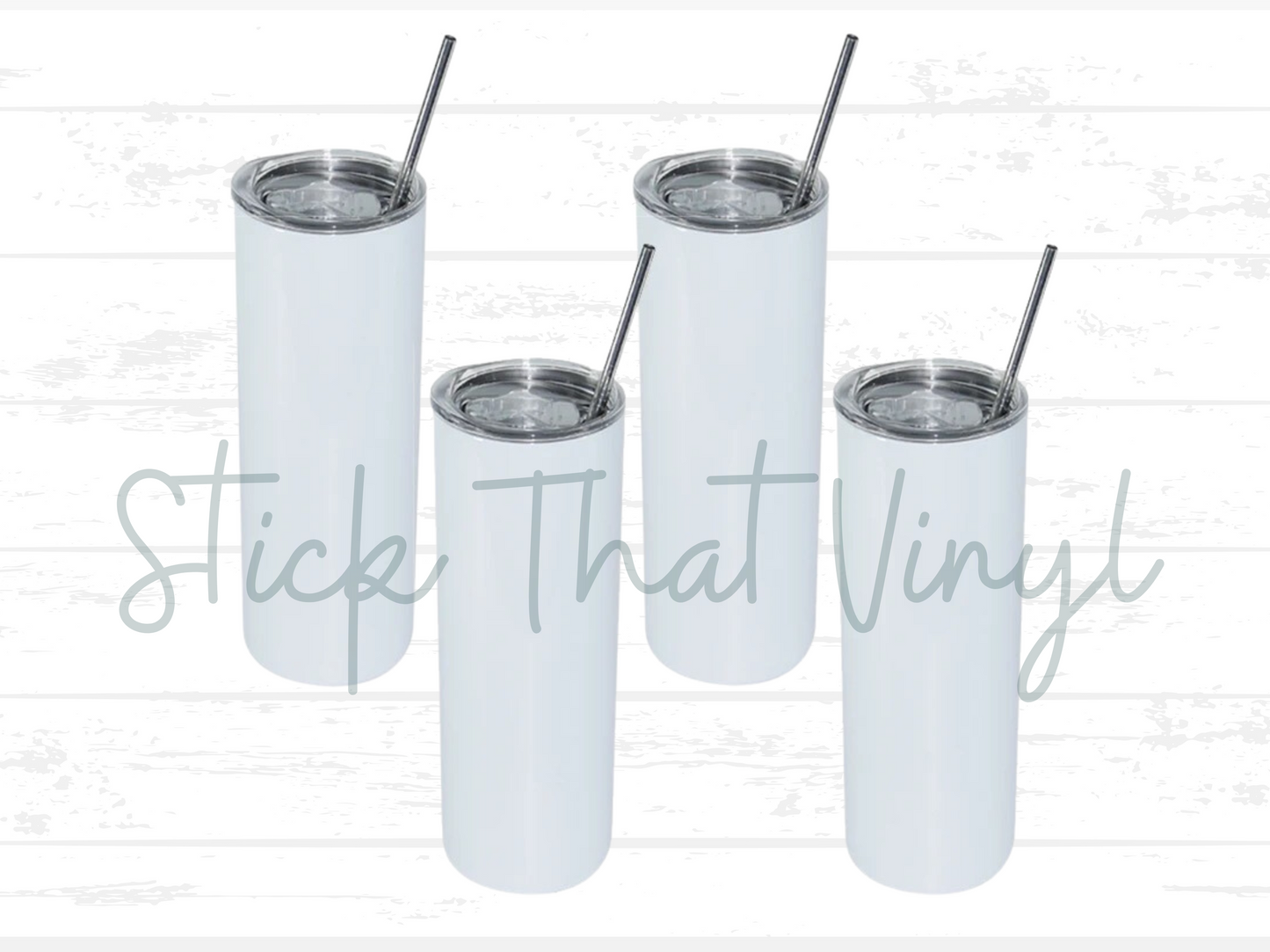 20OZ White Sublimation Tumbler