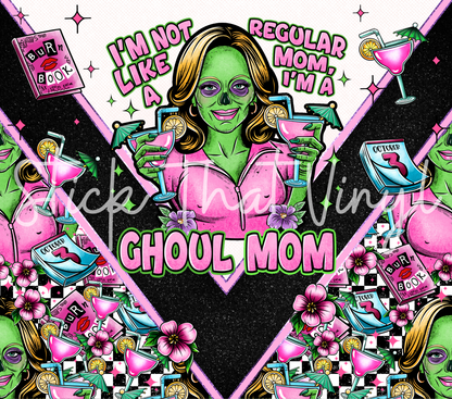 Ghoul Mom 20oz Tumbler Sublimation Wrap