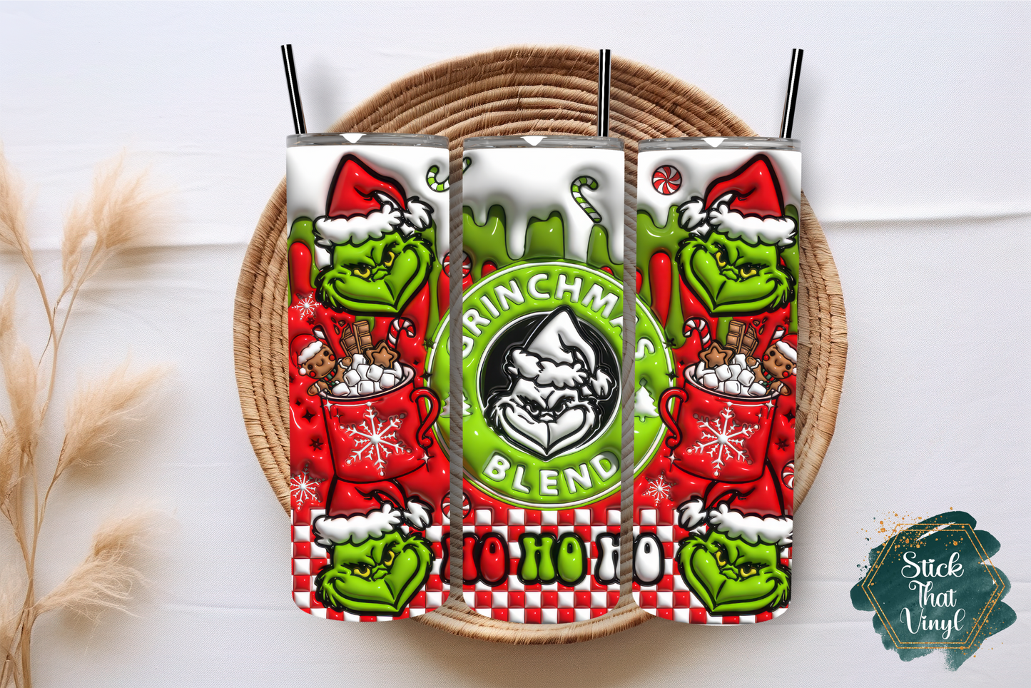 Grinchmas Blend 20oz Tumbler Wrap