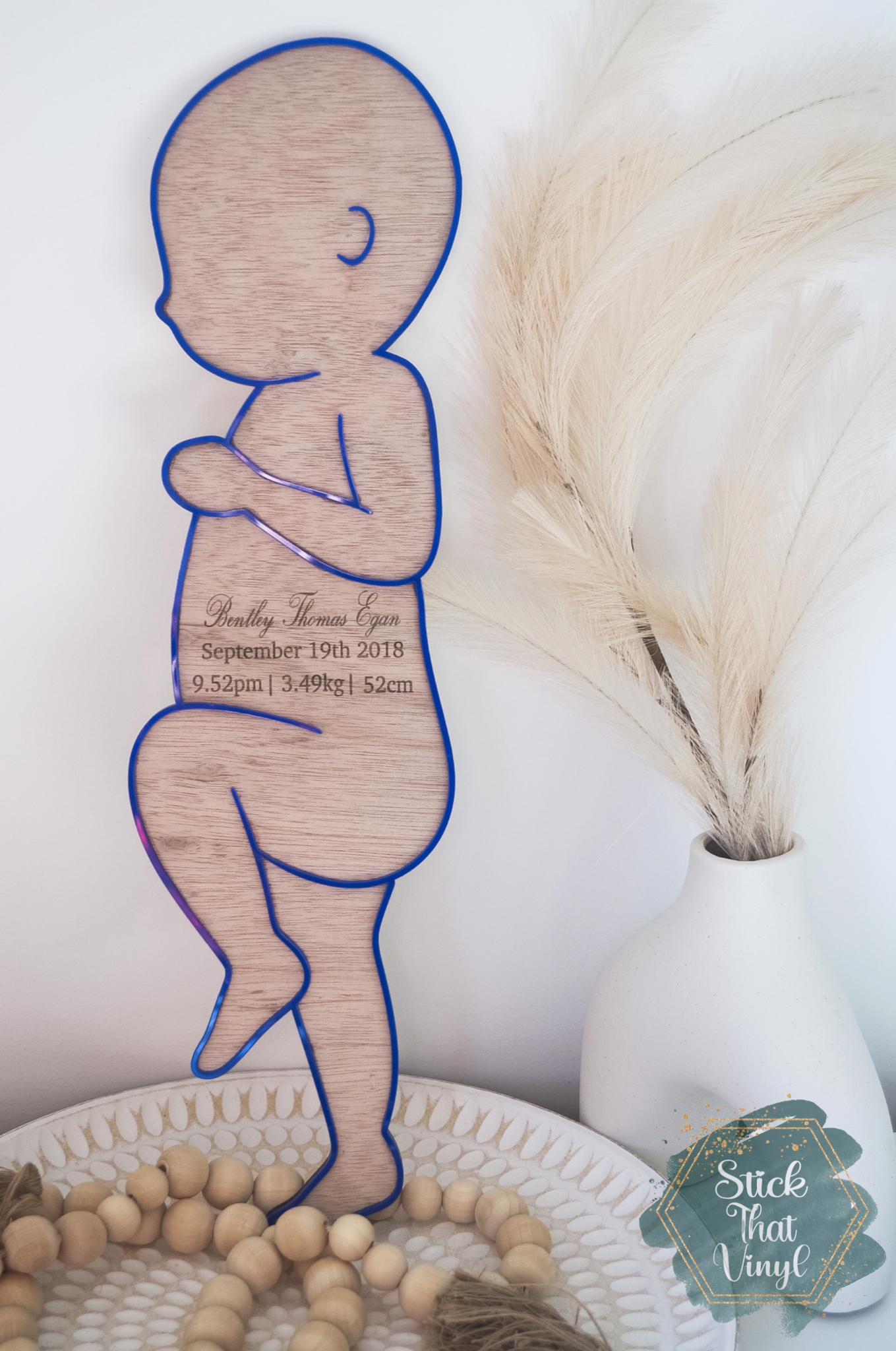 Newborn Baby Detail Plaque