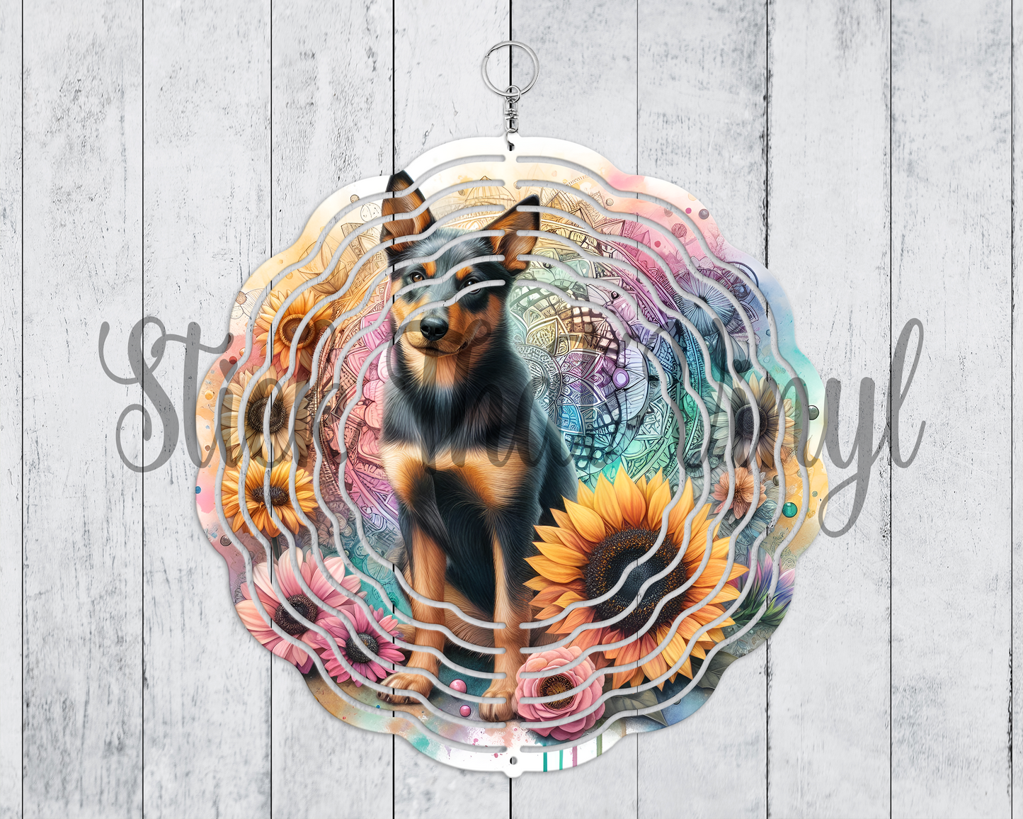 Kelpie Wind Spinner Sublimation Transfer