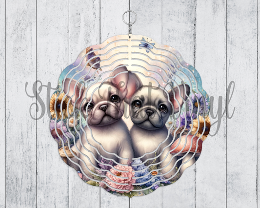 Magical Frenchies Wind Spinner Sublimation Transfer