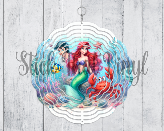 Mermaid Wind Spinner Sublimation Transfer