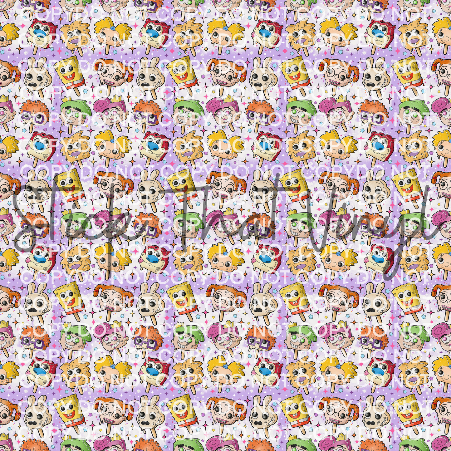 90's Popsicle Design 2 Pattern