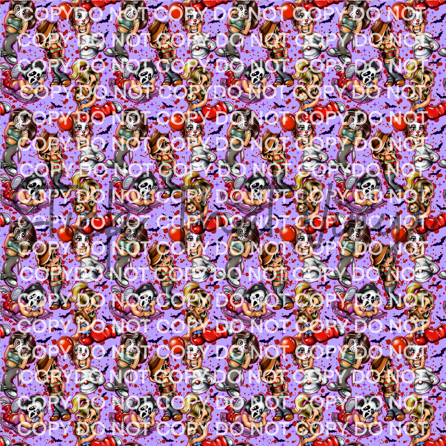 Horror Girls Pattern