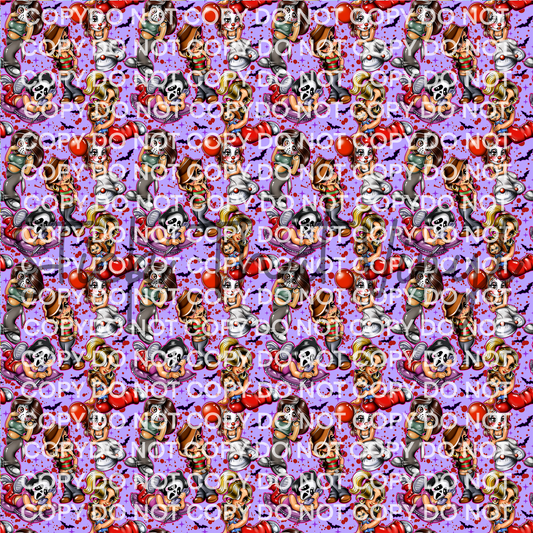 Horror Girls Pattern