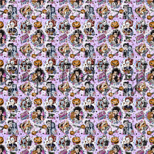 Halloween Mash Sublimation Pattern