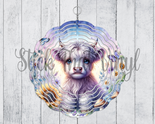 Mystical Highland Wind Spinner Sublimation Transfer