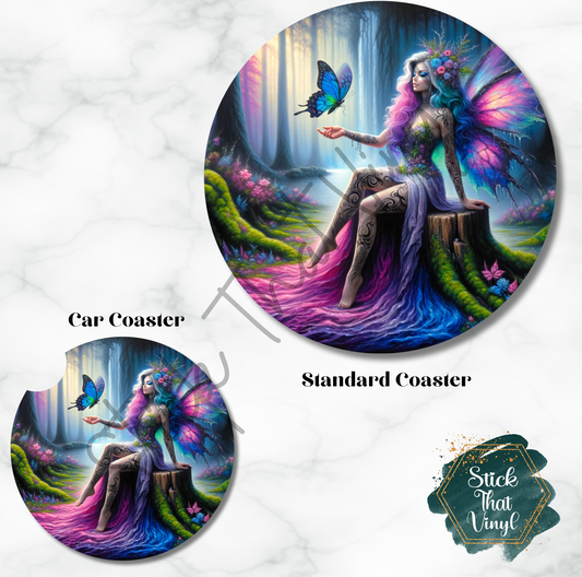 Mythical Fairy Design 5 Coaster Sublimation Transfer