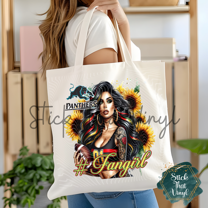 Panthers Tote Bag Sublimation Transfer