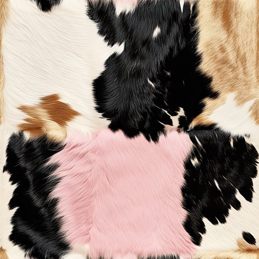 Pink Cow Fur Design 1