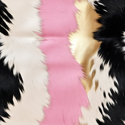 Pink Cow Fur Design 2