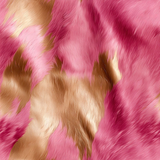 Pink Cow Fur Design 9