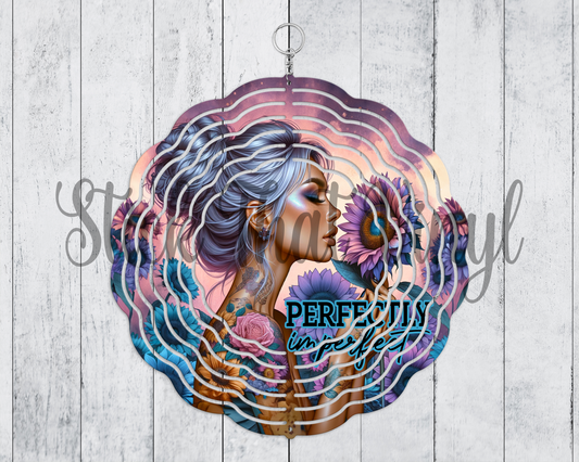 Perfectly Imperfect Wind Spinner Sublimation Transfer