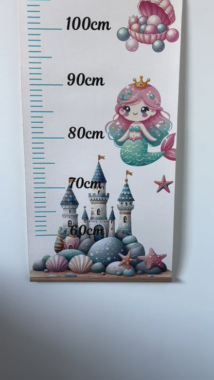 Mermaid Height Chart