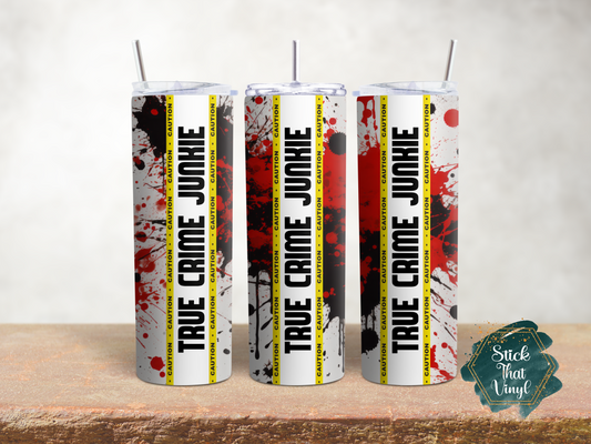 True Crime 20oz Tumbler Wrap