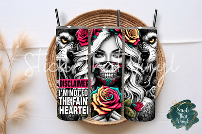 Wolf Girl 20oz Tumbler Sublimation Wrap