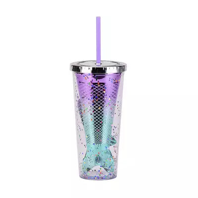 purple to aqua ombre mermaid tumbler from stick that vinyl australian vinyl supplier