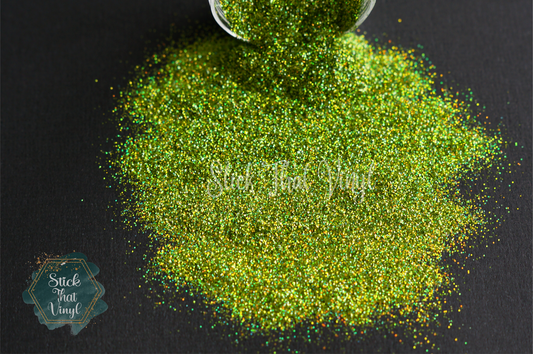 radioactive green ultra fine flitter from stick that vinyl australian vinyl supplier