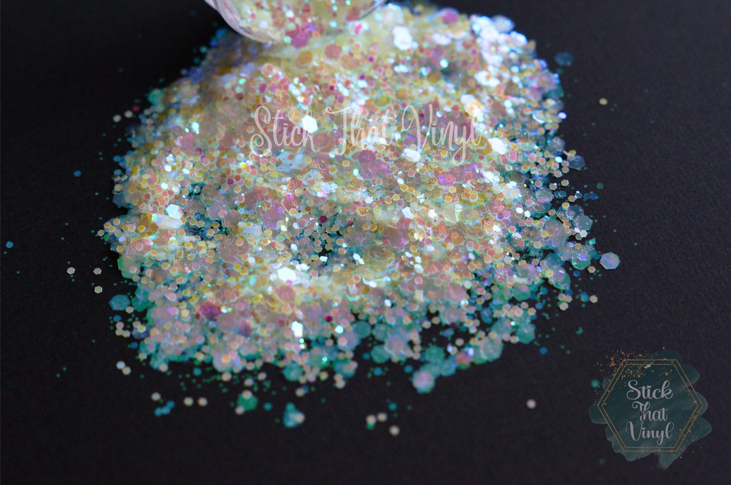 Glow Worm Green Glitter